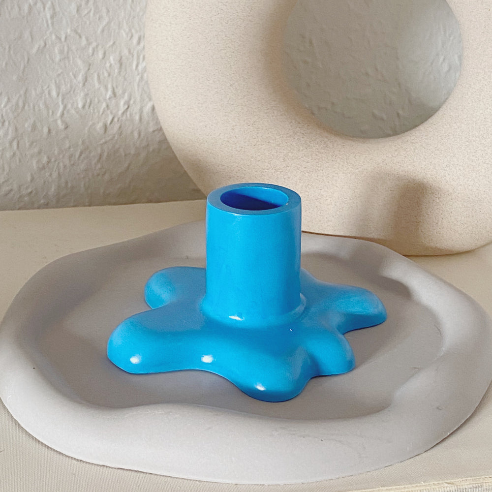 
                      
                        handmade candle holder - 02 blue
                      
                    