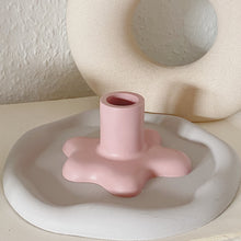  handmade candle holder - 03 rosa