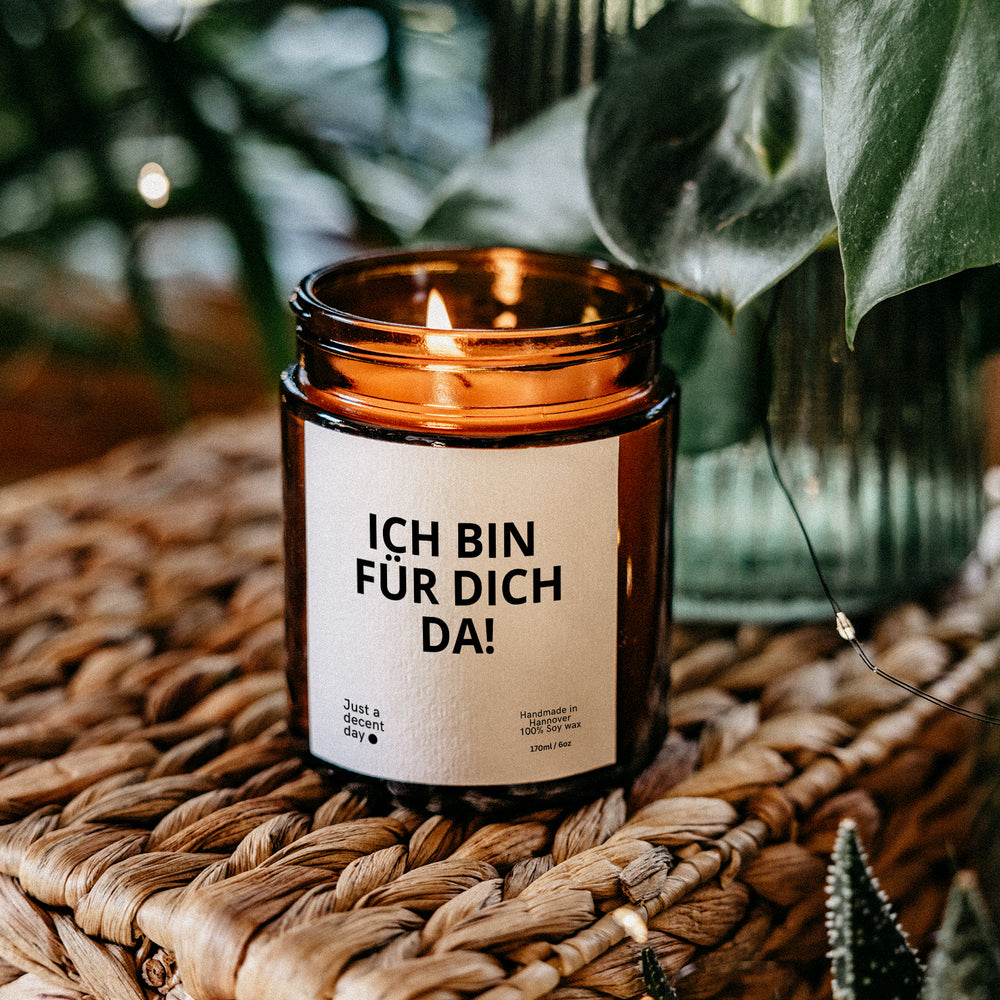 Ich bin für dich da - Duftkerzen Geschenk